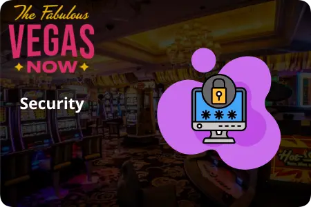 technical safety icon showing a secure computer screen with asterisks and a padlock, representing data protection at VegasNow