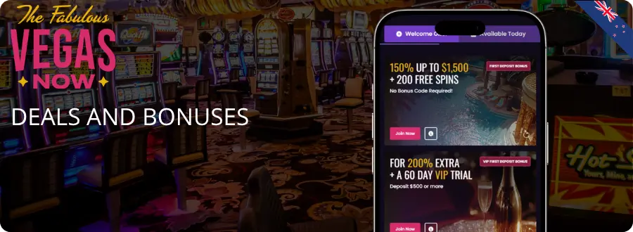 VegasNow Deals and Bonuses