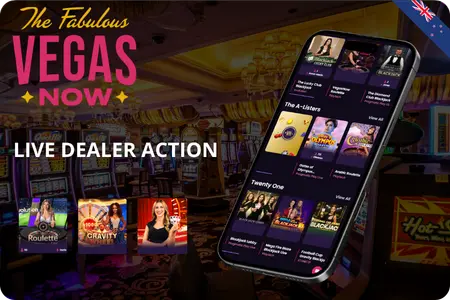Live Dealer Action VegasNow